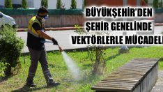 Büyükşehir’den Şehir Genelinde Vektörlerle Mücadele