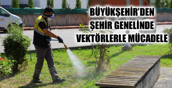 Büyükşehir’den Şehir Genelinde Vektörlerle Mücadele
