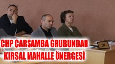 CHP Çarşamba Grubundan Kırsal Mahalle Önergesi