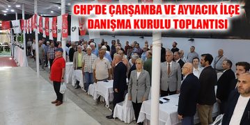 CHP’de Çarşamba ve Ayvacık İlçe Danışma Kurulu Toplantısı