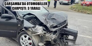 Çarşamba’da Otomobiller Çarpıştı: 3 Yaralı