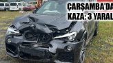 Çarşamba’da Kaza: 3 Yaralı