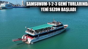 Samsunum-1-2-3 Gemi Turlarında Yeni Sezon Başladı