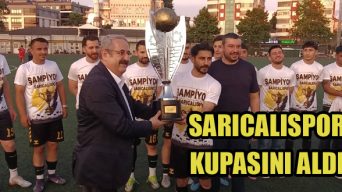 Sarıcalıspor Kupasını Aldı