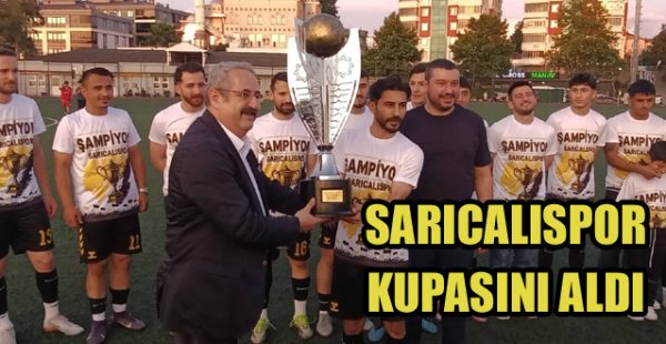 Sarıcalıspor Kupasını Aldı