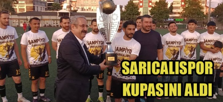 Sarıcalıspor Kupasını Aldı