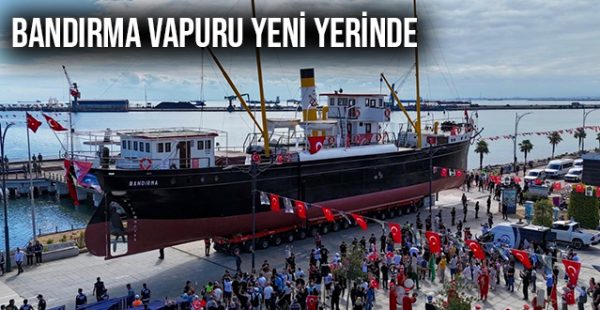 Bandırma Vapuru Yeni Yerinde