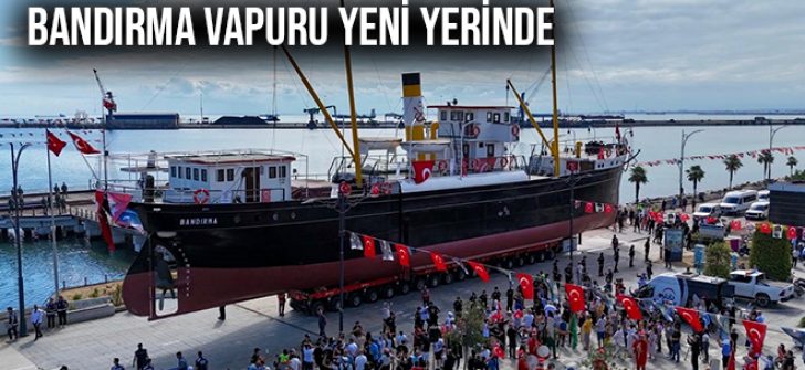 Bandırma Vapuru Yeni Yerinde