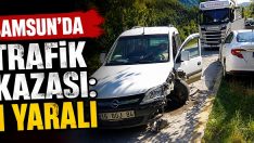 Çarşamba’da Trafik Kazası: 1 Yaralı
