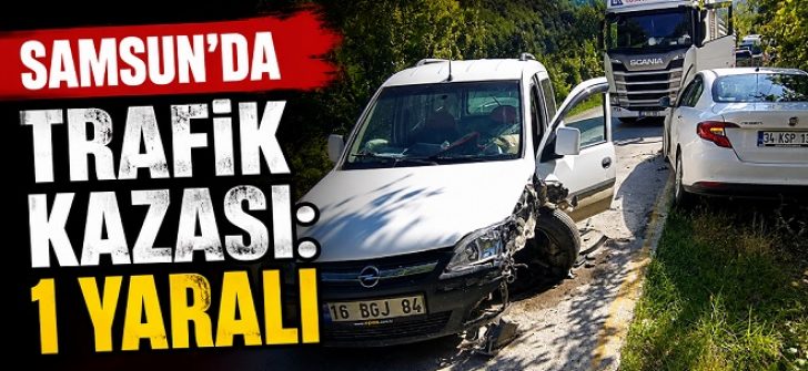 Çarşamba’da Trafik Kazası: 1 Yaralı