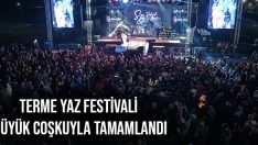 Terme Yaz Festivali Büyük Coşkuyla Tamamlandı