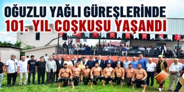 Oğuzlu Yağlı Güreşlerinde 101. Yıl Coşkusu Yaşandı