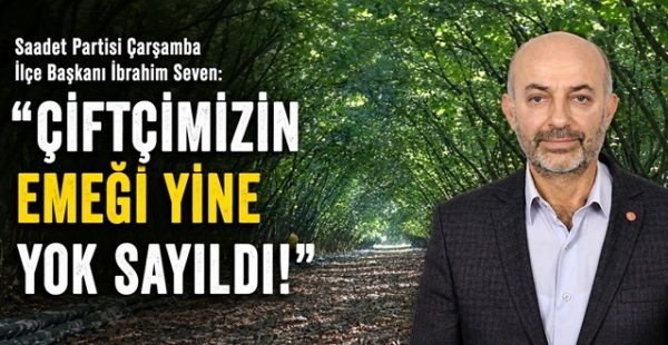 “Çiftçimizin Emeği Yine Yok Sayıldı!”