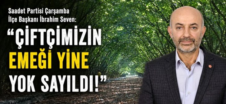 “Çiftçimizin Emeği Yine Yok Sayıldı!”