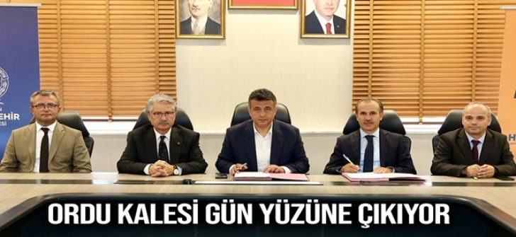 Ordu Kalesi Gün Yüzüne Çıkıyor