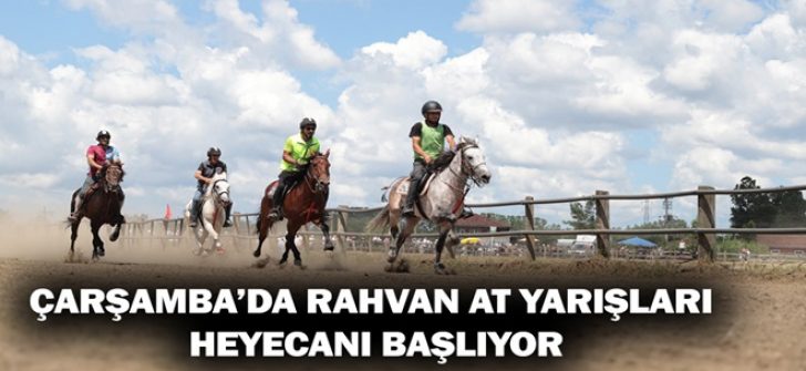 Çarşamba’da Rahvan At Yarışları Heyecanı Başlıyor
