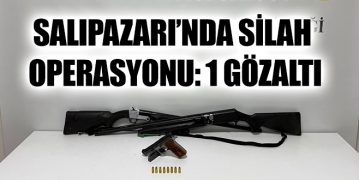 Salıpazarı’nda Silah Operasyonu: 1 Gözaltı
