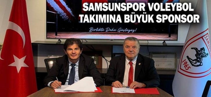 Samsunspor Voleybol Takımına Büyük Sponsor