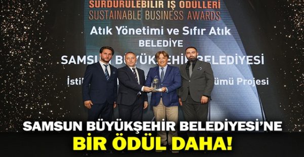 Samsun Büyükşehir Belediyesi’ne Bir Ödül Daha!