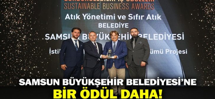 Samsun Büyükşehir Belediyesi’ne Bir Ödül Daha!