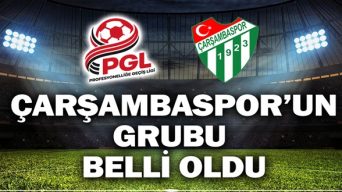 Çarşambaspor’un Grubu Belli Oldu