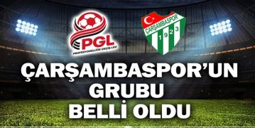 Çarşambaspor’un Grubu Belli Oldu