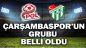 Çarşambaspor’un Grubu Belli Oldu