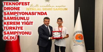 TEKNOFEST Drone Şampiyonası’nda Samsunlu Kerem Yiğit Türkiye Şampiyonu Oldu